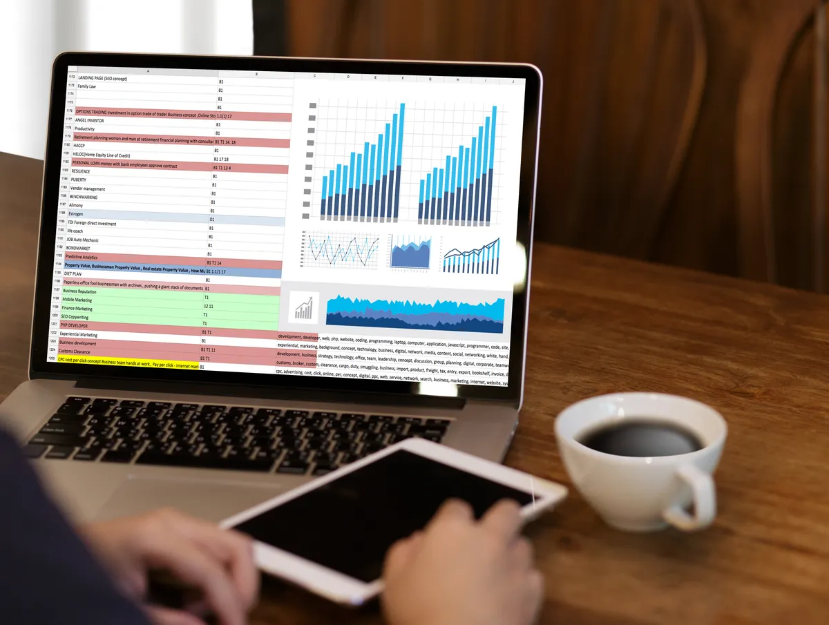 Content strategist running a content audit to identify update and consolidation opportunities