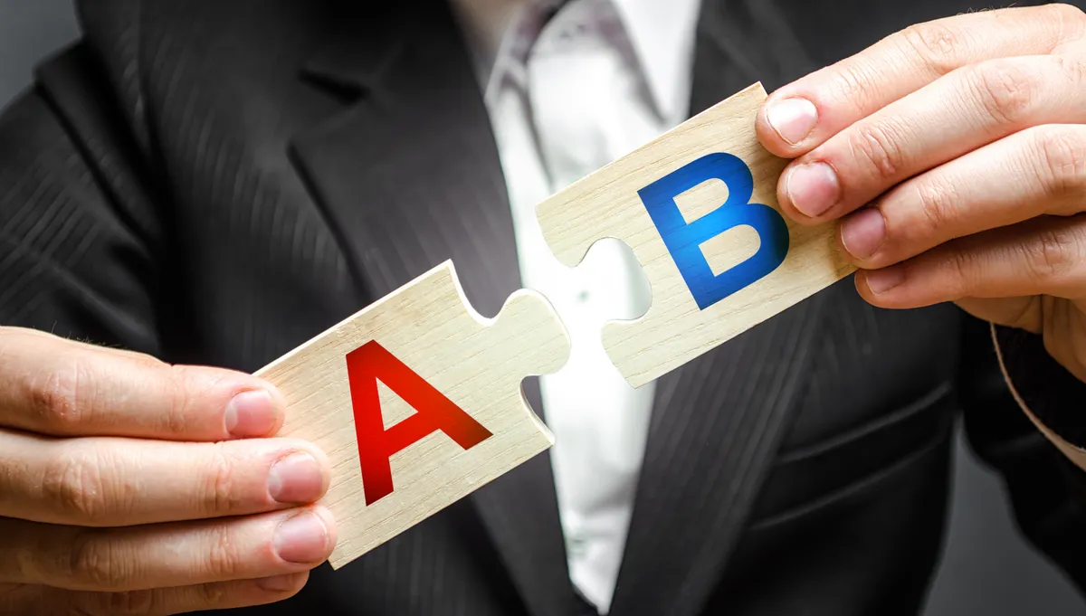 Marketing analyst comparing A/B test results for email campaign optimization