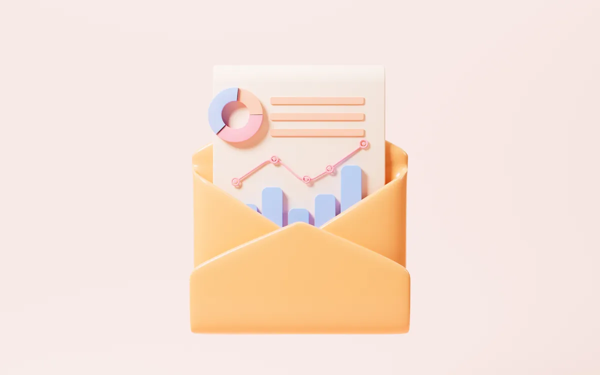 Email marketing benchmark report comparing open rates and click rates by industry