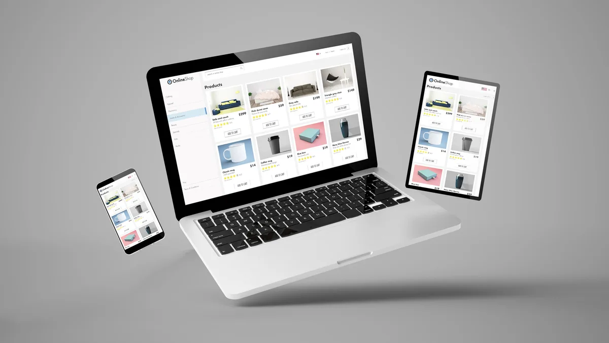 Responsive website design adapting seamlessly across mobile, tablet, and desktop devices