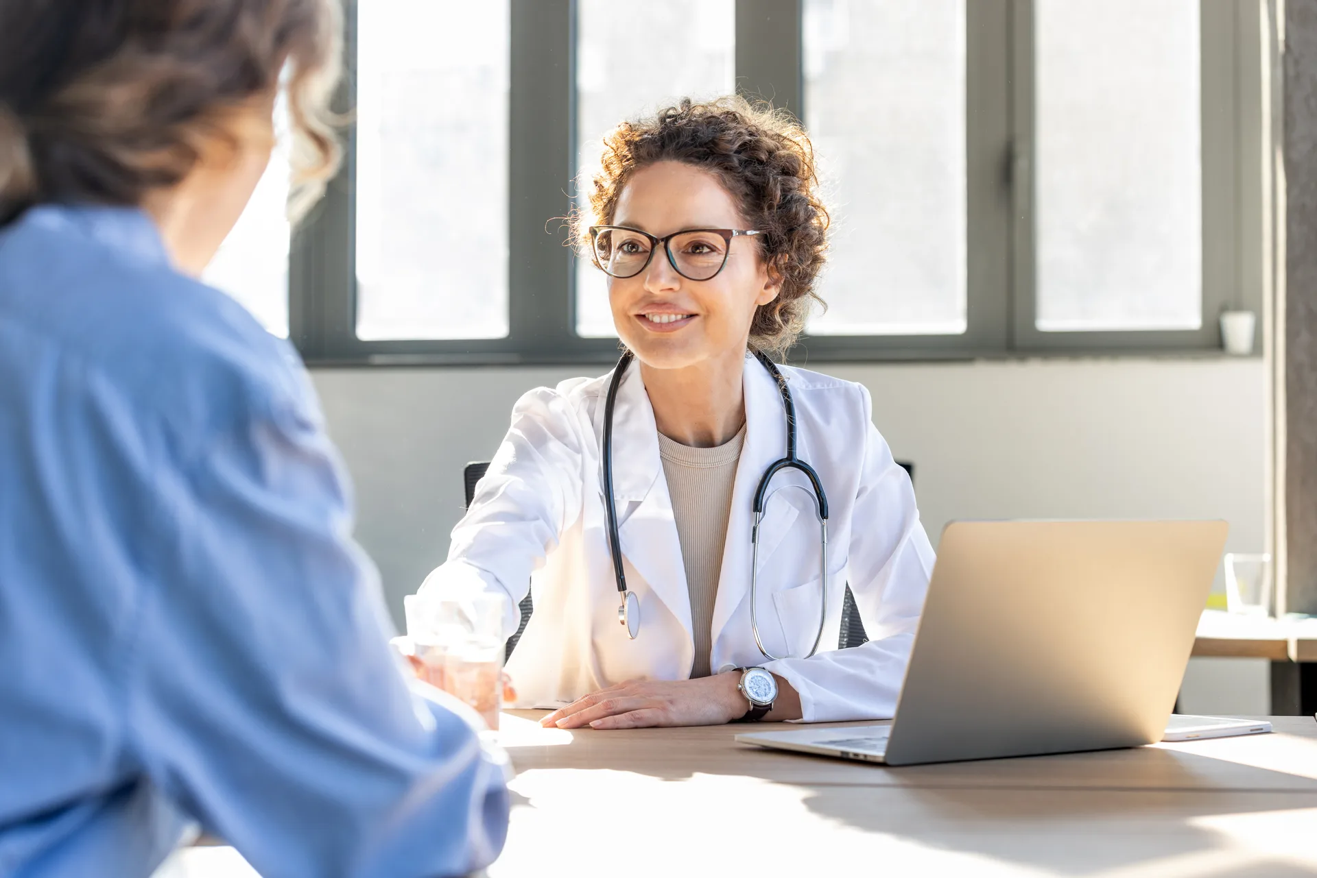 Atrium physician with a member