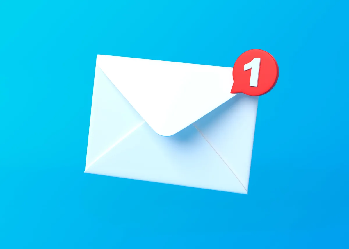 Email envelope message notification