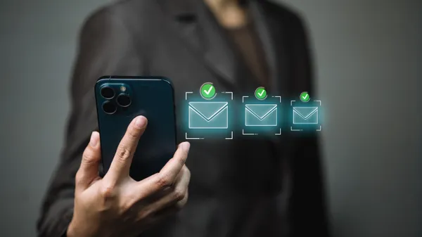 Email deliverability diagnostics showing inbox placement versus spam folder rates