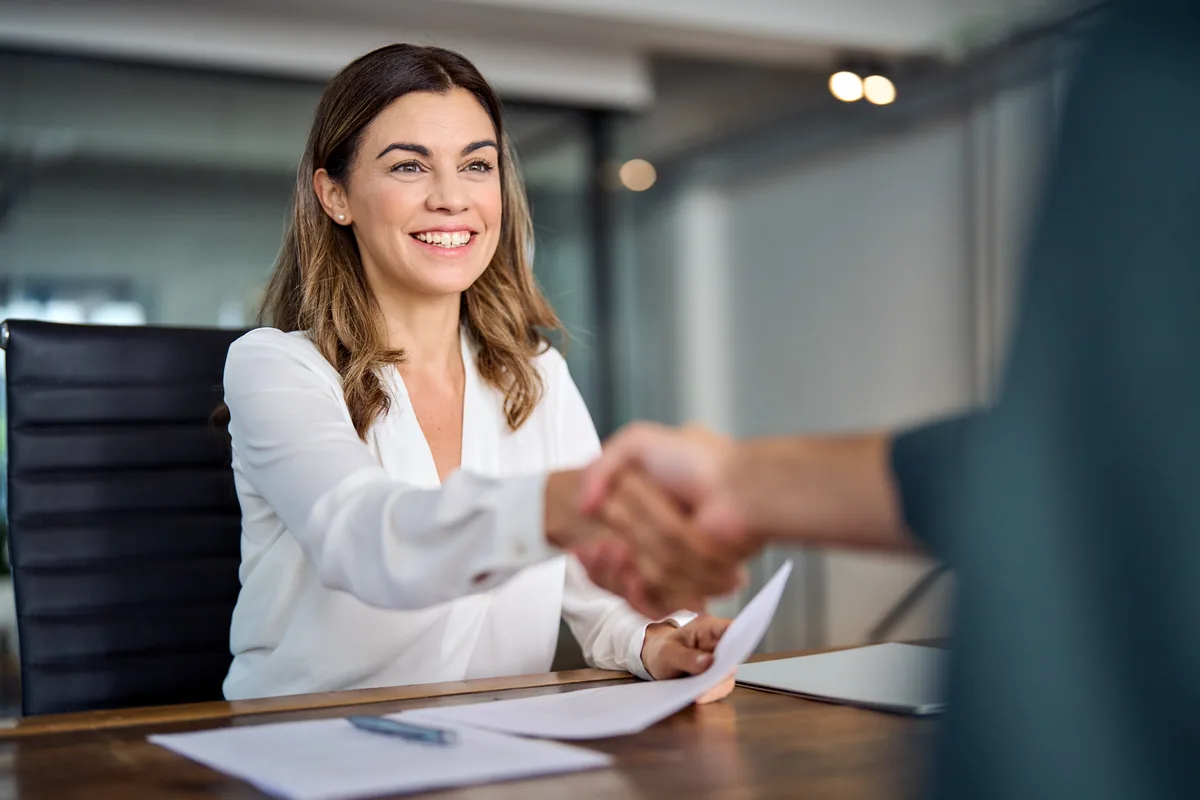 Attorney at work in a professional law office