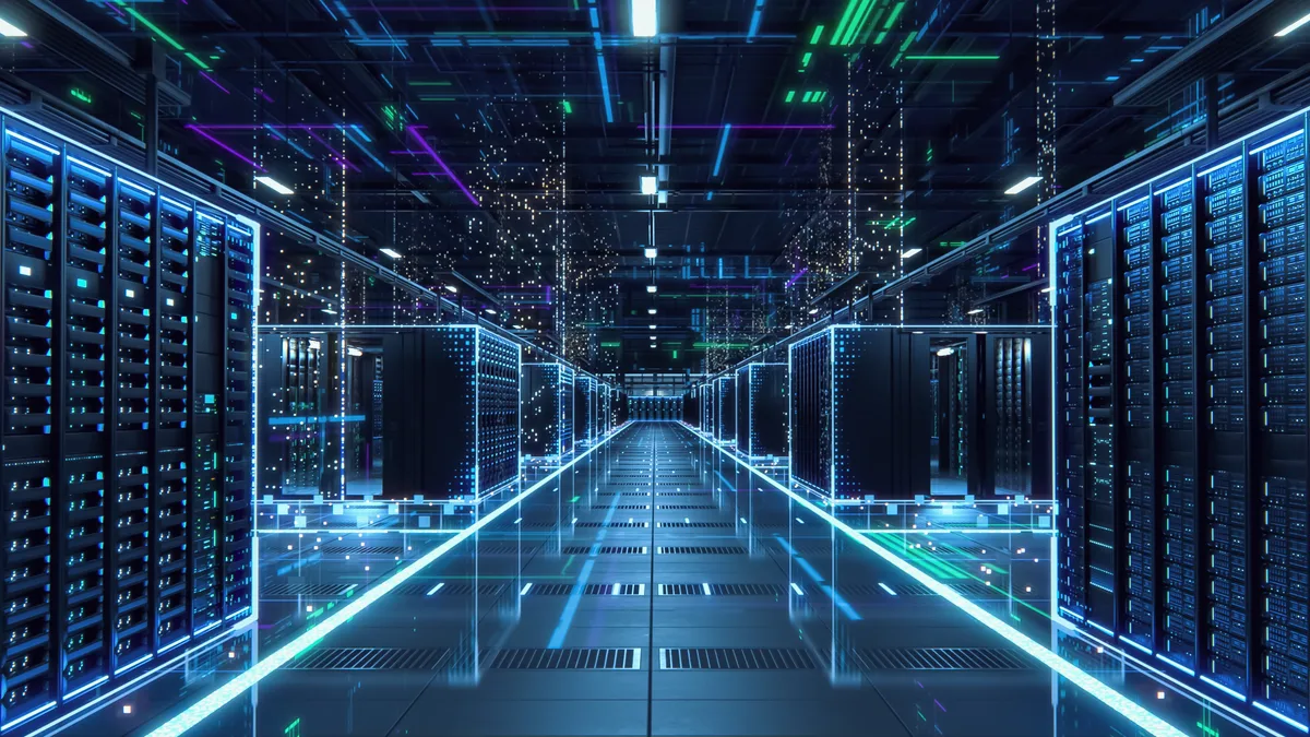 Database server data center infrastructure